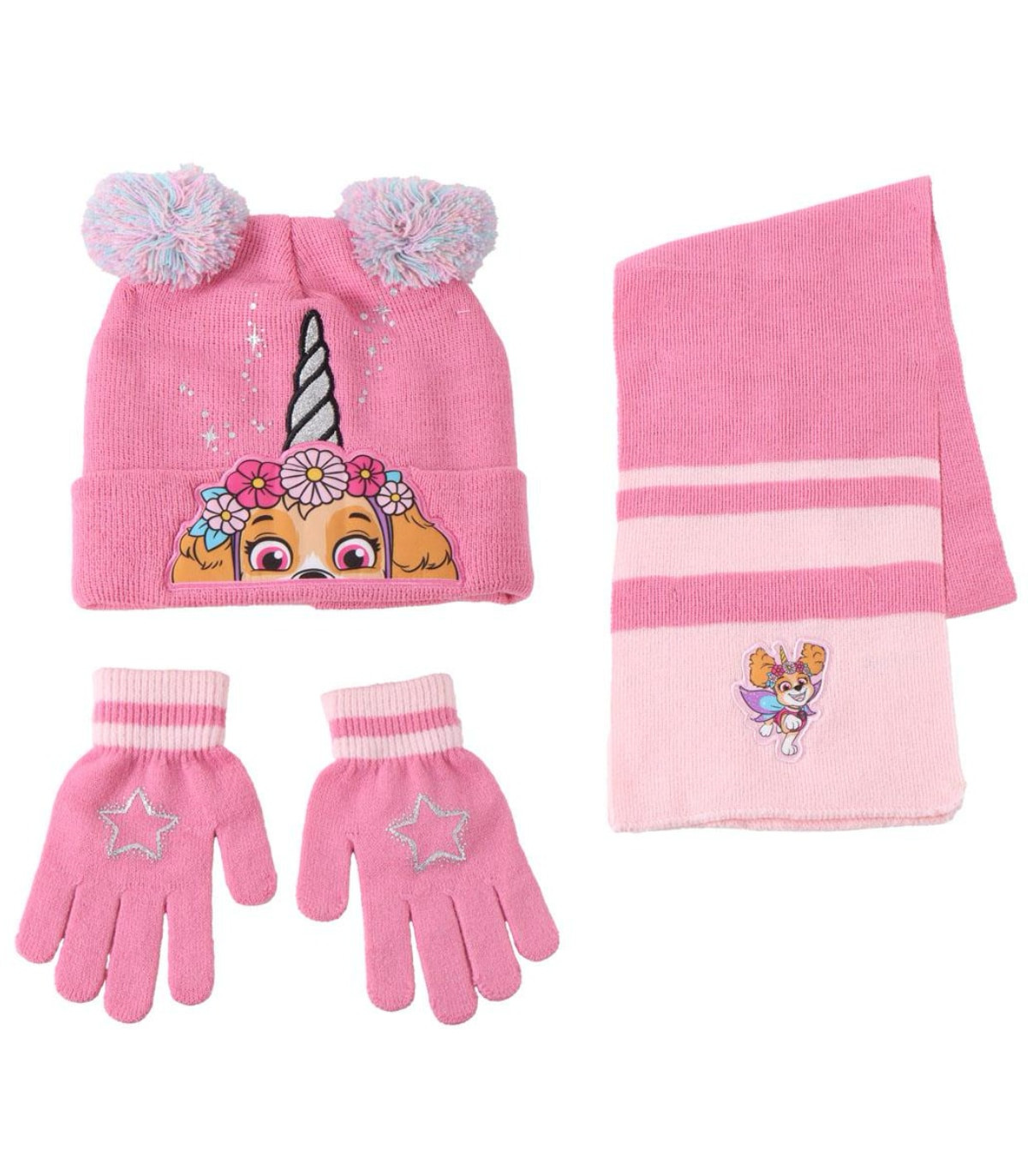 ДЕТСКА ШАПКА С ШАЛ И РЪКАВИЦИ PAW PATROL SKYЕ Cerda