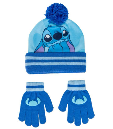 ДЕТСКА ЗИМНА ШАПКА С РЪКАВИЦИ STITCH Cerda