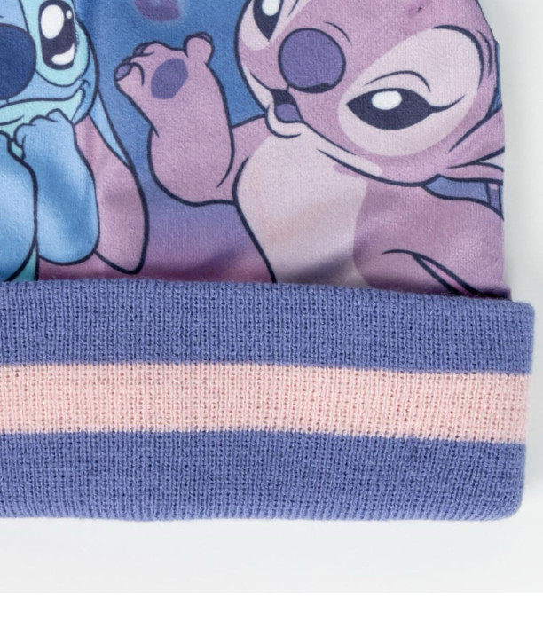 ДЕТСКА ШАПКА, РЪКАВИЦИ И БАНДАНА БЪФ STITCH Cerda