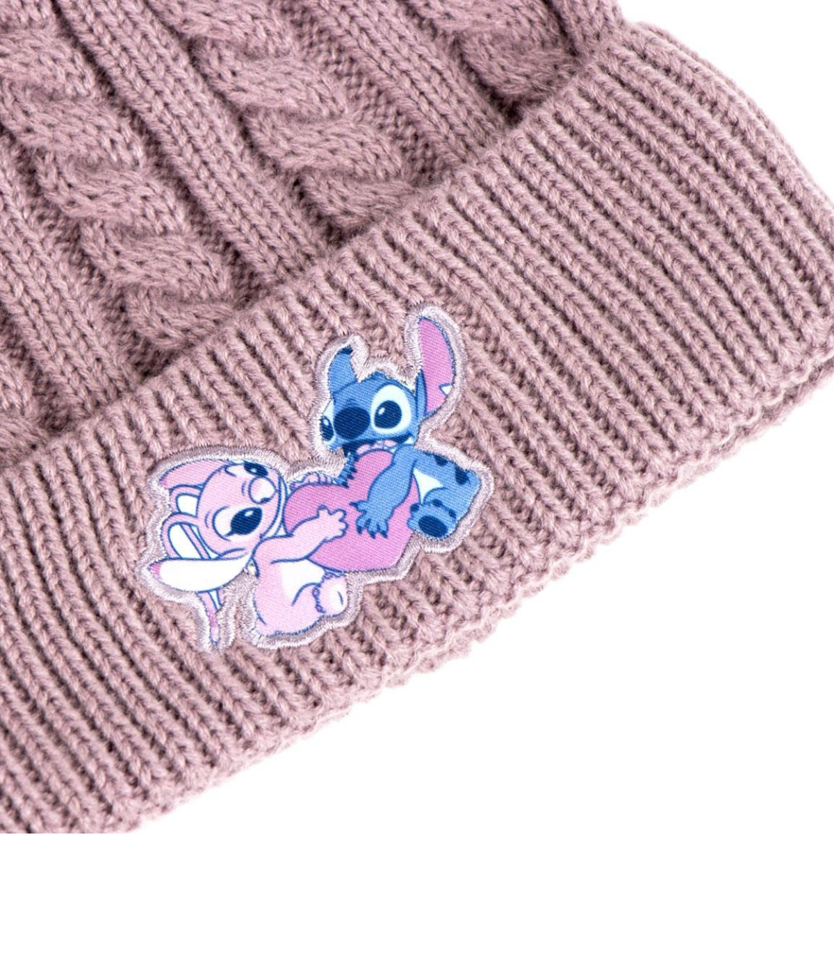 ДЕТСКА ПЛЕТЕНА ШАПКА С РЪКАВИЦИ STITCH Cerda