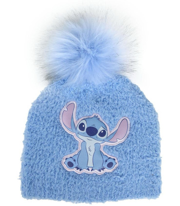ДЕТСКА ЗИМНА ШАПКА С ПОНПОН STITCH СИНЯ Cerda