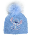 ДЕТСКА ЗИМНА ШАПКА С ПОНПОН STITCH СИНЯ