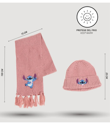 ДЕТСКА ШАПКА С ШАЛ STITCH Cerda