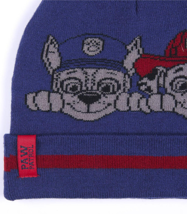 ДЕТСКА ПЛЕТЕНА ШАПКА PAW PATROL С ПОНПОН Cerda