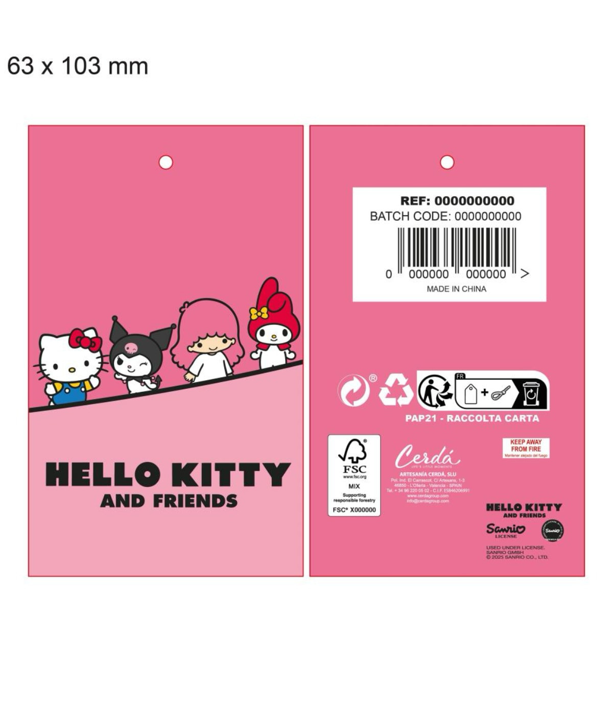ДЕТСКА ЗИМНА РОЗОВА ШАПКА HELLO KITTY С УШИ Cerda