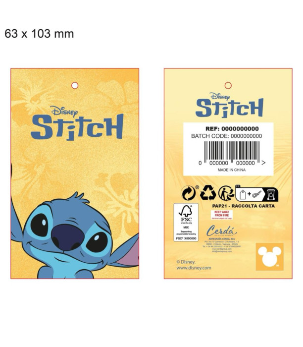 ДЕТСКА ШАПКА С УШИ STITCH + РЪКАВИЦИ Cerda