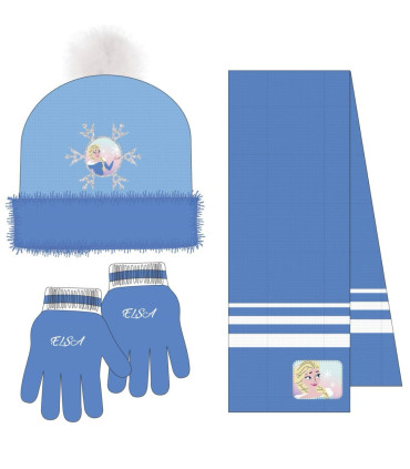 ДЕТСКА ШАПКА С ШАЛ И РЪКАВИЦИ FROZEN Cerda