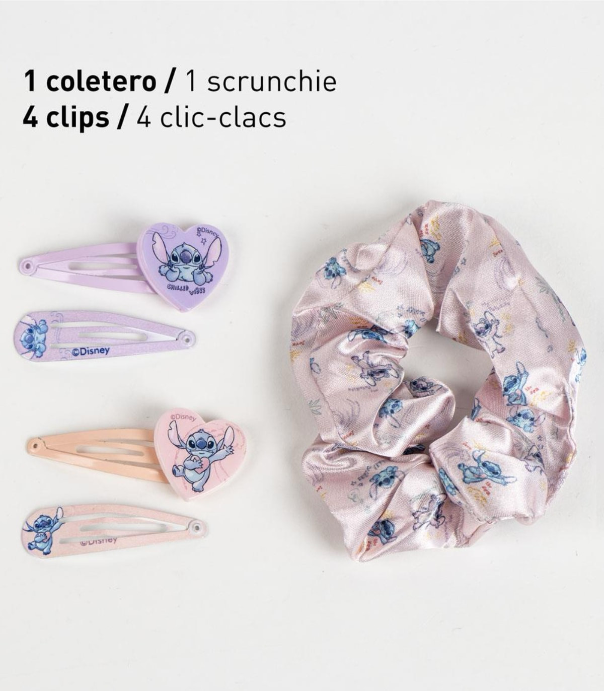 ФИБИ И ЛАСТИЦИ ЗА КОСА 5 БР. В БЛИСТЕР STITCH Cerda