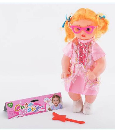 КУКЛА С ОЧИЛА И КИТАРА В ПЛИК Armtoys