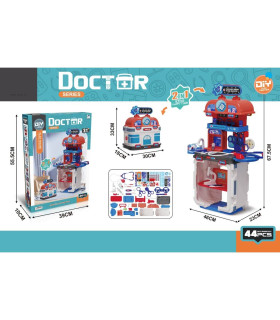ДЕТСКА ГОЛЯМА ДОКТОРСКА СТАНЦИЯ С АКСЕСОАРИ 44 ЧАСТИ Armtoys