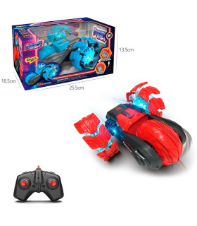ДЕТСКА КАСКАДЬОРСКА КОЛА С 3 ГУМИ, ДИСТАНЦИОННО И АКУМУЛАТОРНА БАТЕРИЯ Armtoys
