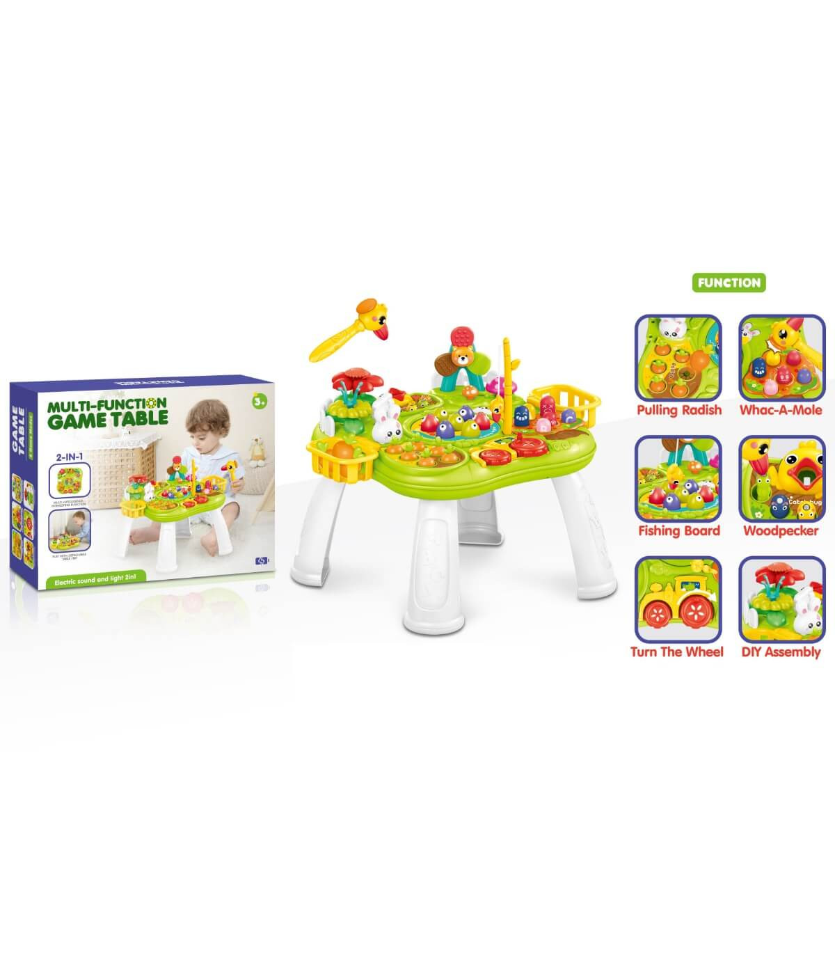 ДЕТСКА МУЛТИФУНКЦИОНАЛНА МАСА С ВЪДИЦА Armtoys