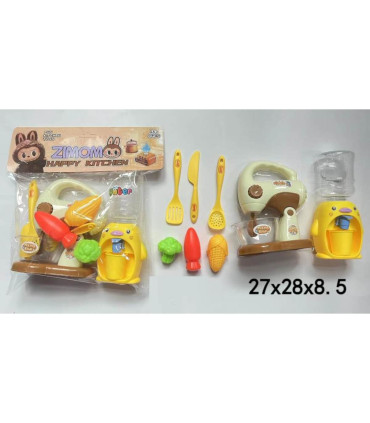 ДЕТСКИ МИКСЕР С ДИСПЕНСЪР И ПРОДУКТИ В ПЛИК LABUBU Armtoys