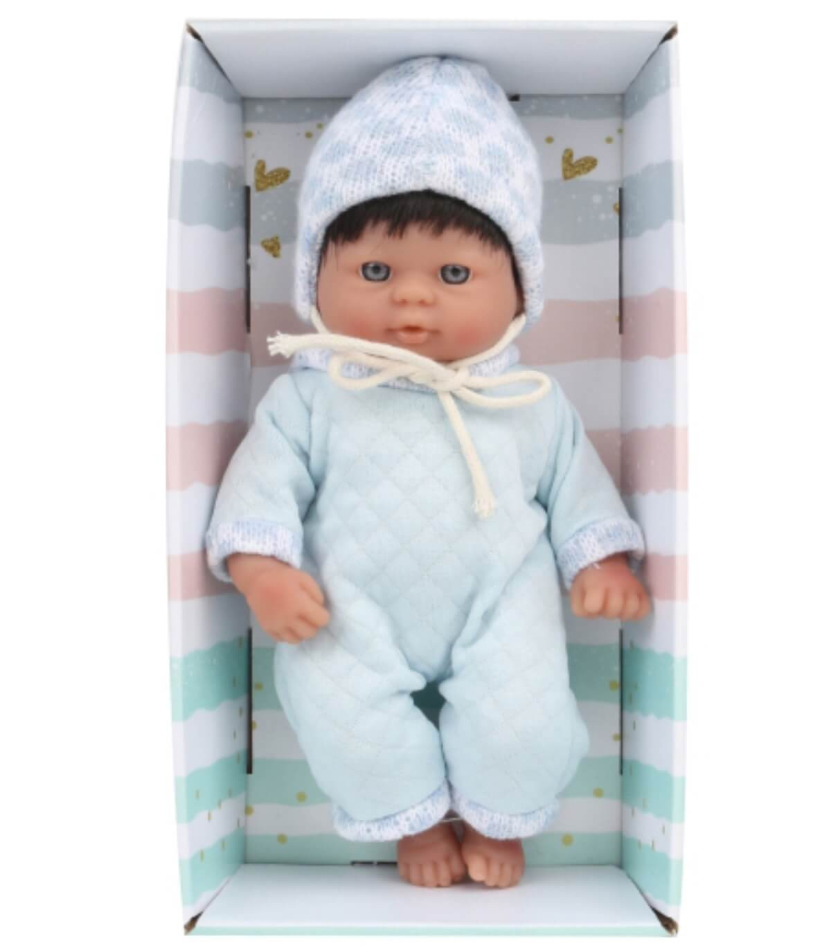 КУКЛА MINI BABY DOLL СЪС СИНИ ДРЕХИ 25 СМ Armtoys