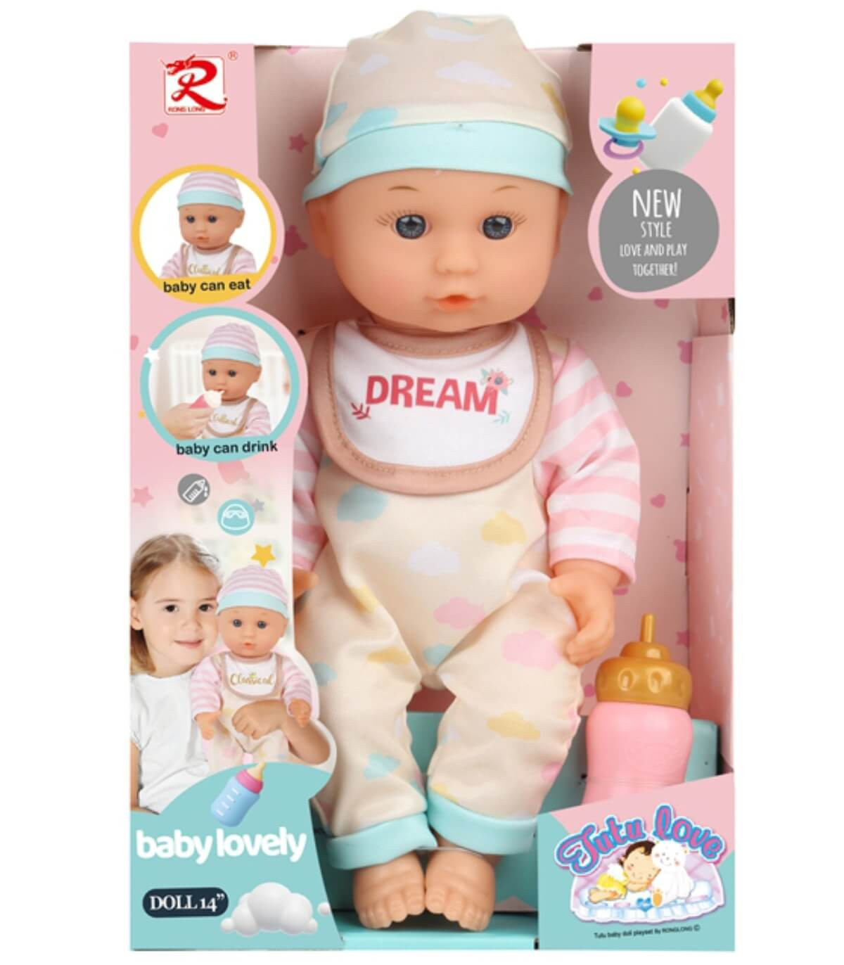 ПИКАЕЩА КУКЛА БЕБЕ DREAM КОАЛА В ОТВОРЕНА КУТИЯ Armtoys