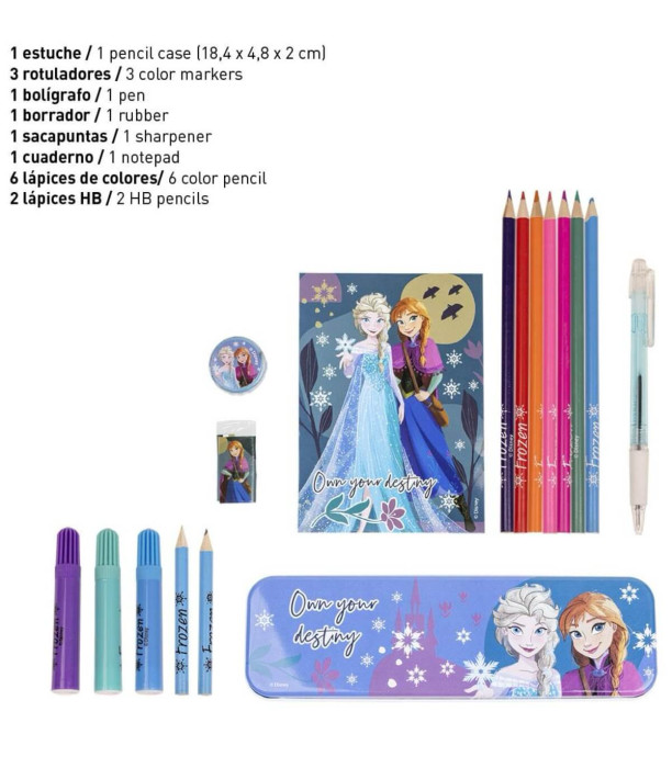 КОМПЛЕКТ ЗА РИСУВАНЕ С НЕСЕСЕР В КУТИЯ FROZEN Cerda