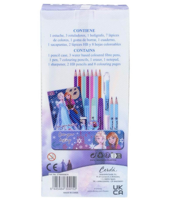 КОМПЛЕКТ ЗА РИСУВАНЕ С НЕСЕСЕР В КУТИЯ FROZEN Cerda