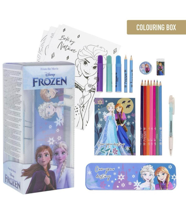 КОМПЛЕКТ ЗА РИСУВАНЕ С НЕСЕСЕР В КУТИЯ FROZEN Cerda