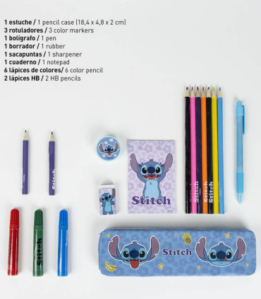 КОМПЛЕКТ ЗА РИСУВАНЕ С НЕСЕСЕР В КУТИЯ STITCH Cerda