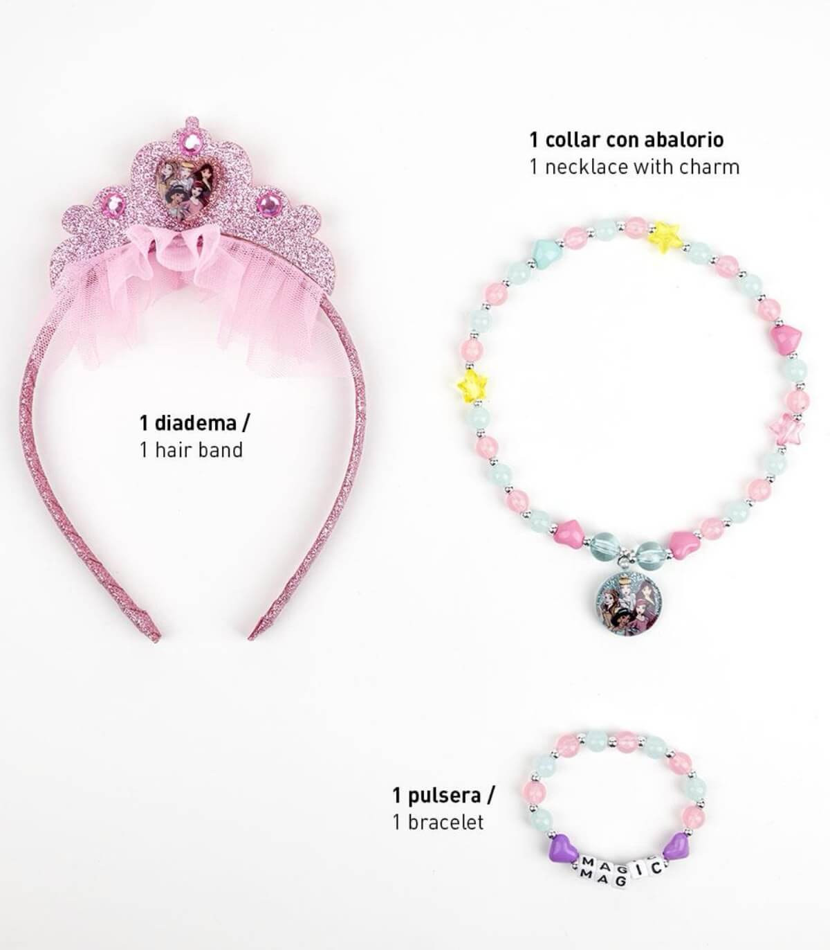 ДИАДЕМА ЗА КОСА С КОЛИЕ И ГРИВНА PRINCESS Cerda