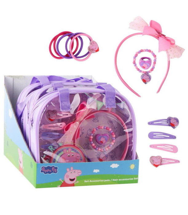 КОМПЛЕКТ БИЖУТА С АКСЕСОАРИ В ЧАНТА PEPPA PIG Cerda