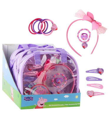 КОМПЛЕКТ БИЖУТА С АКСЕСОАРИ В ЧАНТА PEPPA PIG Cerda