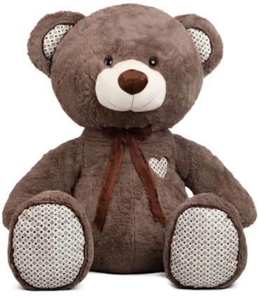 copy of ПЛЮШЕНО МЕЧЕ С ПАНДЕЛКА 32 СМ БЕЖОВО/БЯЛО Amek toys
