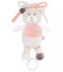 ПЛЮШЕНА БЕБЕШКА ЛАТЕРНА МЕЧЕ 21 СМ СИН/РОЗОВ Amek toys