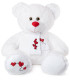 ПЛЮШЕНО МЕЧЕ С ШАЛ LOVE 80 СМ 2 ЦВЯТА Amek toys