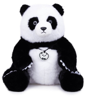 ПЛЮШЕНА ПАНДА С МЕДАЛ 50 СМ Amek toys