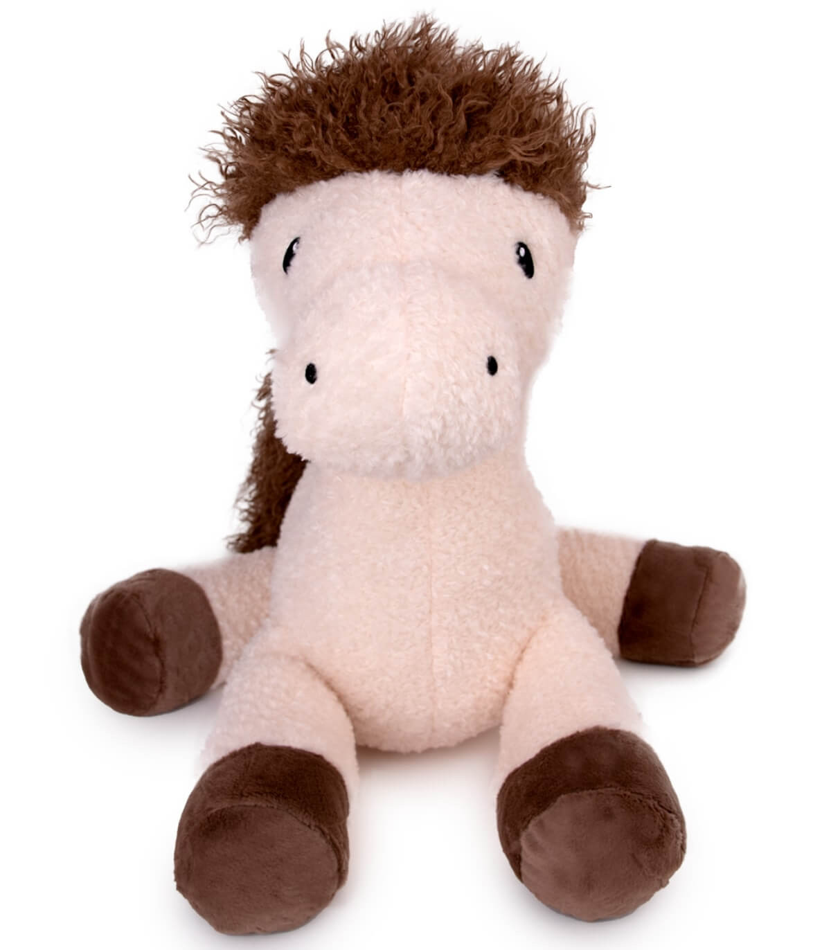 ПЛЮШЕН КОН 45 СМ БЕЖ/ЕКРЮ Amek toys