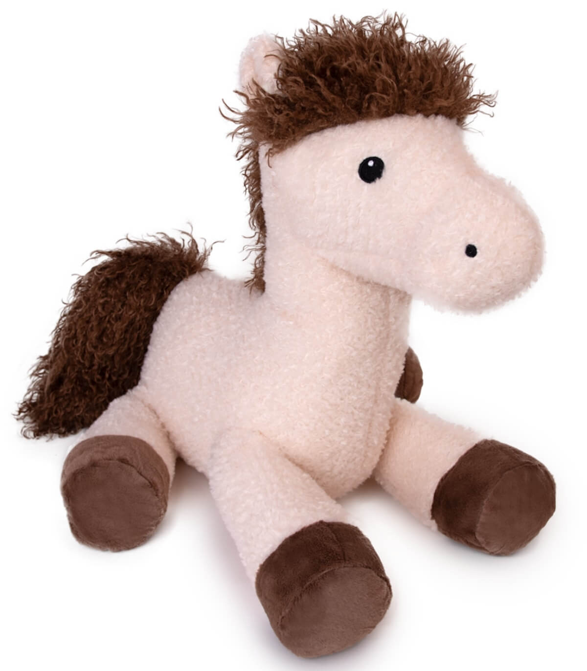 ПЛЮШЕН КОН 45 СМ БЕЖ/ЕКРЮ Amek toys