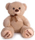 ПЛЮШЕНО МЕЧЕ МЕЛАНЖ 60 СМ СИВ/КАФЯВ Amek toys