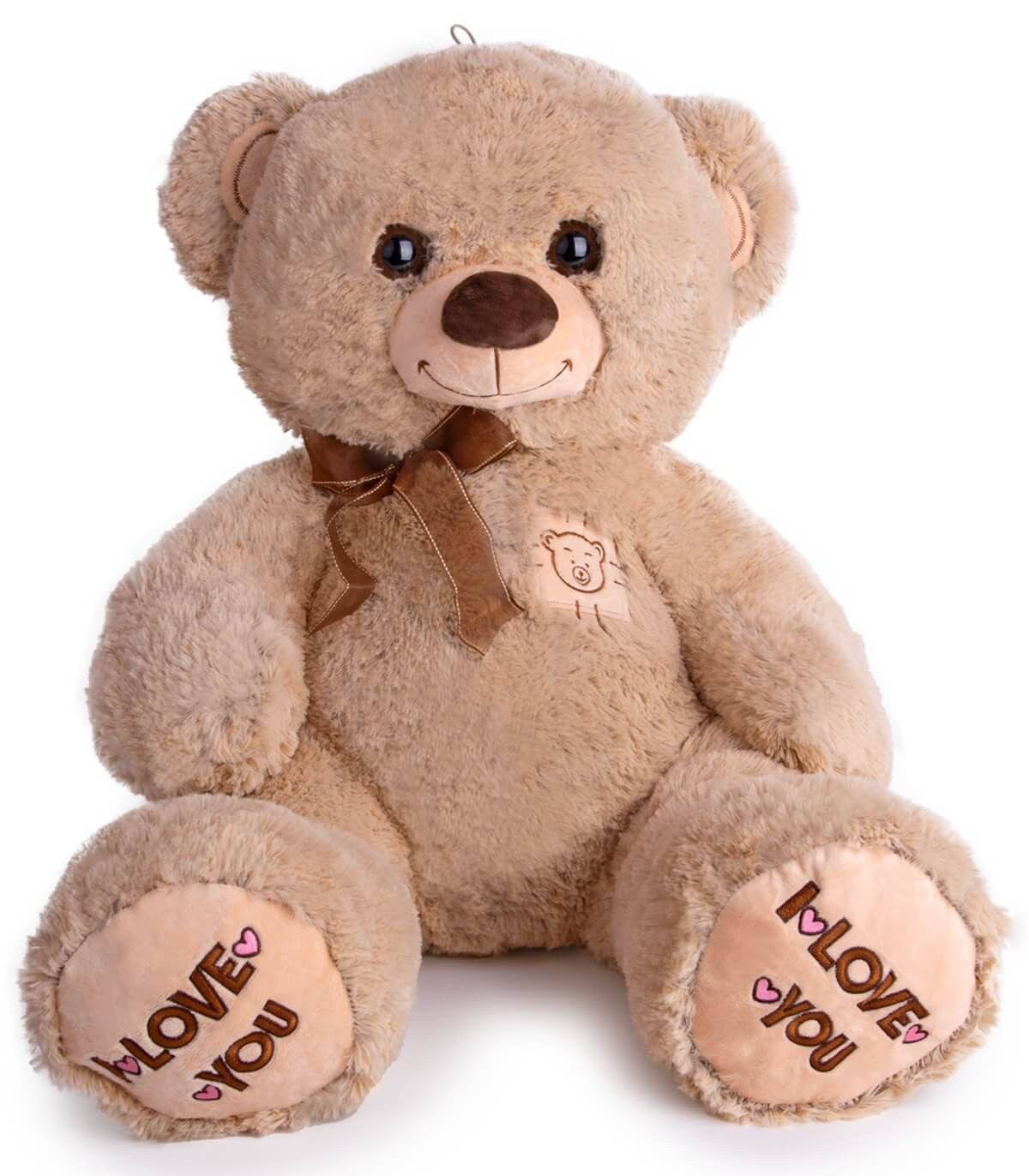ПЛЮШЕНО МЕЧЕ МЕЛАНЖ 60 СМ СИВ/КАФЯВ Amek toys