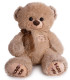 ПЛЮШЕНO МЕЧЕ МЕЛАНЖ 45 СМ СИВ/КАФЯВ Amek toys