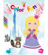 КНИЖКА ЗА ОЦВЕТЯВАНЕ ПРИНЦЕСИ COLOR FUN 64 СТР. 8 ВИДА Boek Specials Nederland bv