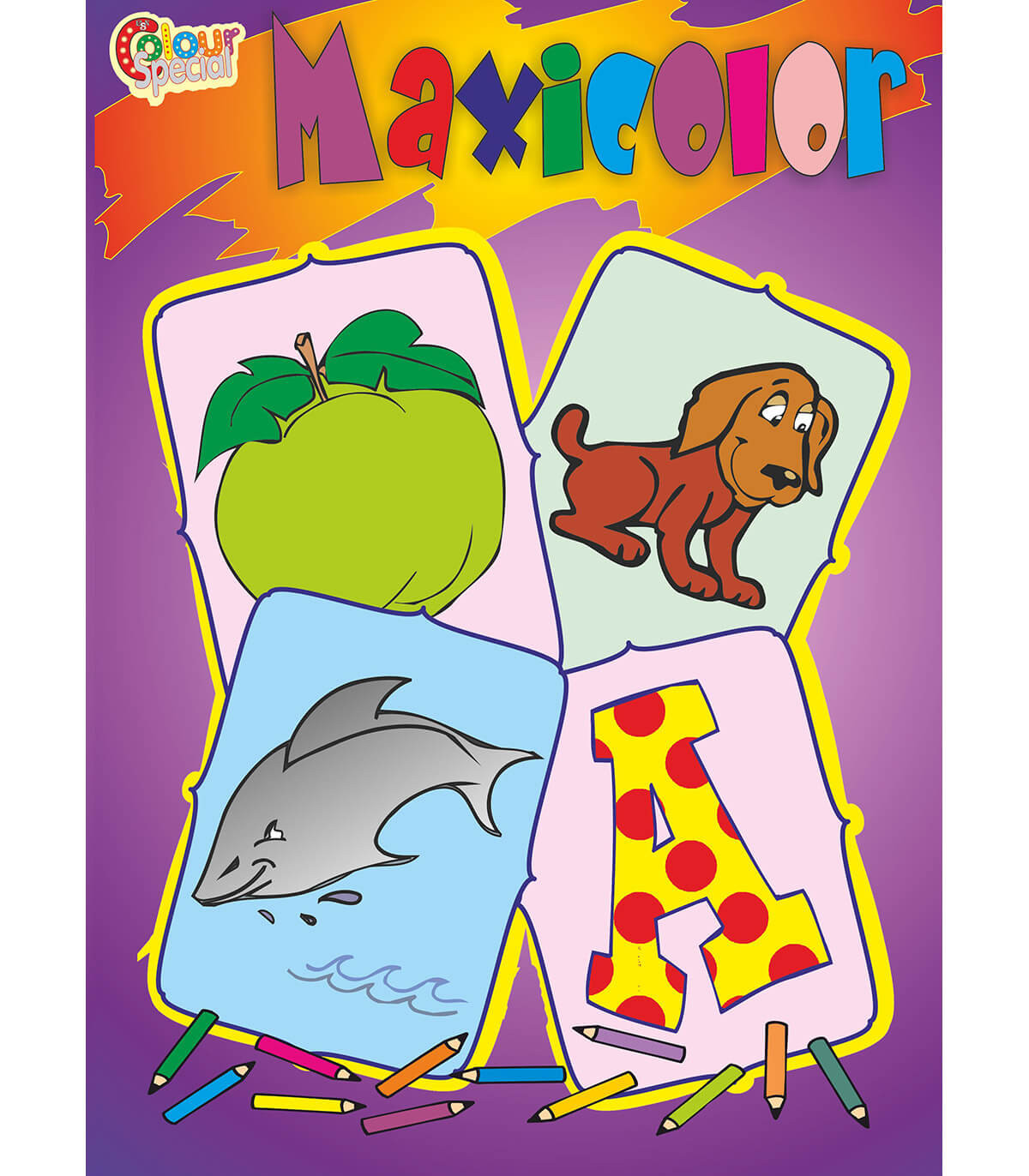 КНИЖКА ЗА ОЦВЕТЯВАНЕ MAXICOLOR 80 СТР. 2 ВИДА Boek Specials Nederland bv