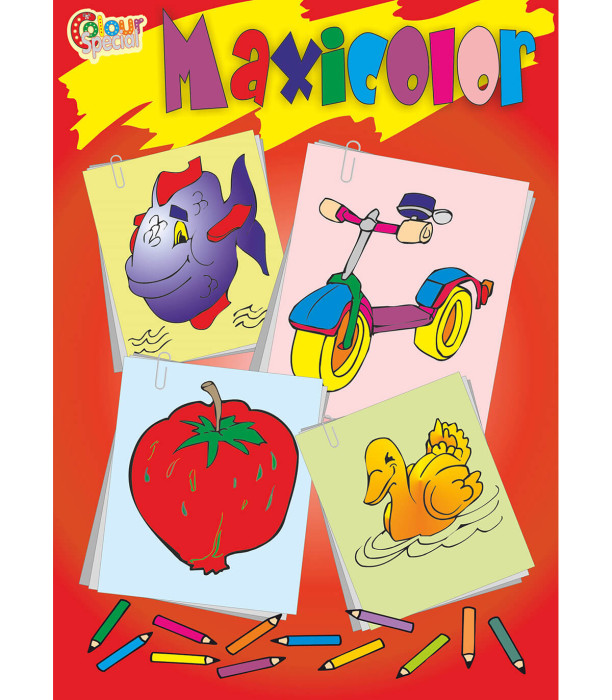 КНИЖКА ЗА ОЦВЕТЯВАНЕ MAXICOLOR 80 СТР. 2 ВИДА Boek Specials Nederland bv