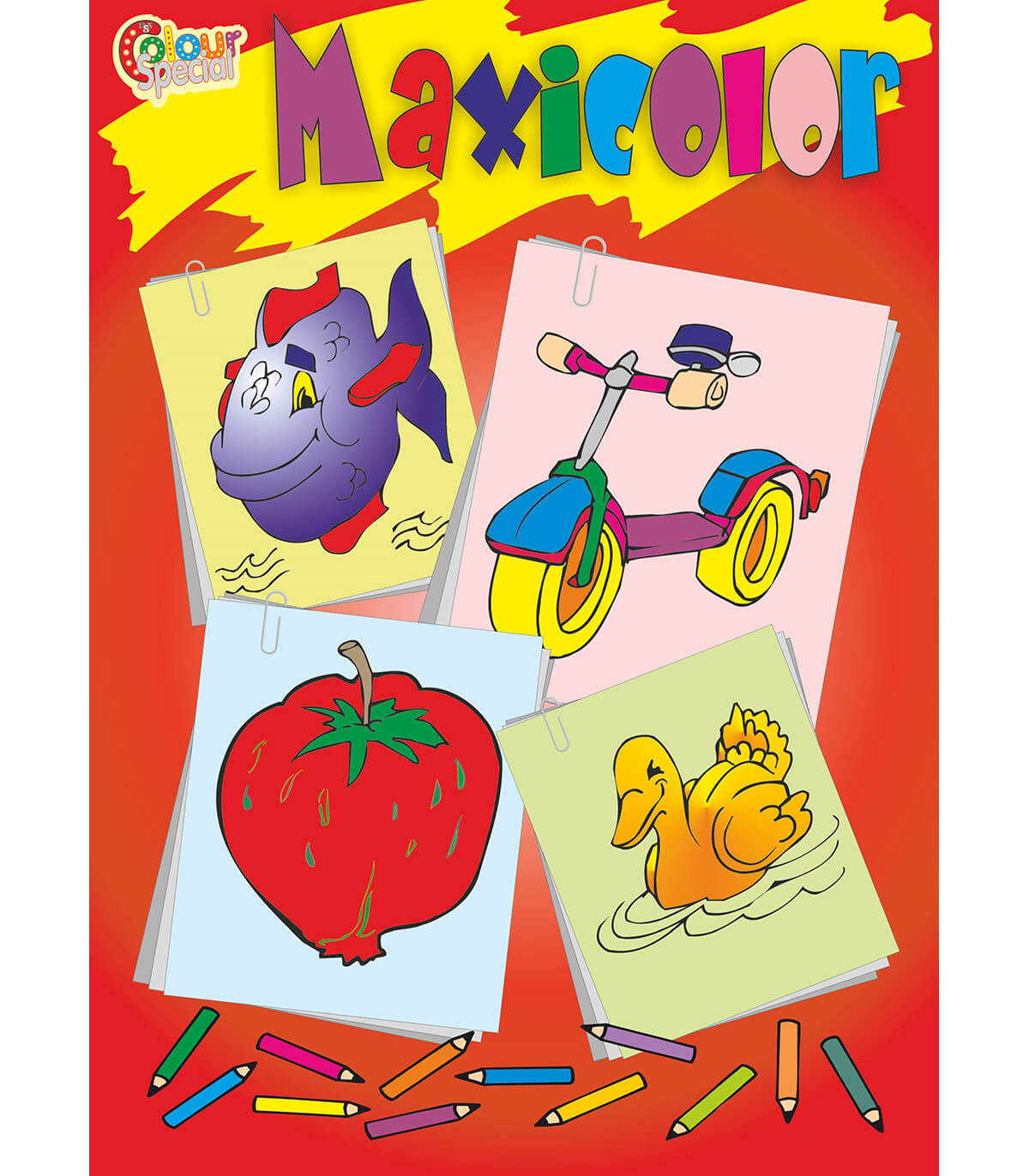 КНИЖКА ЗА ОЦВЕТЯВАНЕ MAXICOLOR 80 СТР. 2 ВИДА Boek Specials Nederland bv