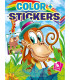 КНИЖКА ЗА ОЦВЕТЯВАНЕ COLOR + STICKERS 16 СТР. 4 ВИДА Boek Specials Nederland bv