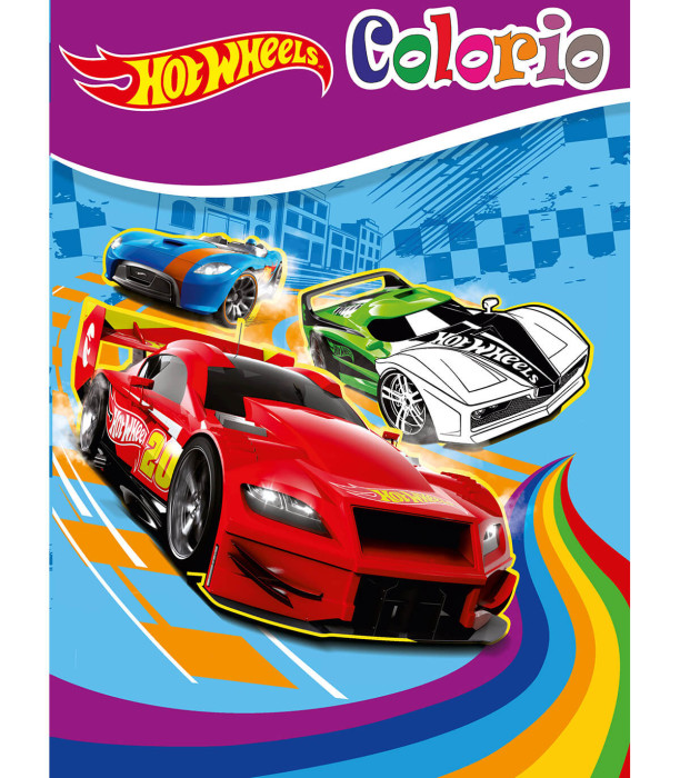 КНИЖКА ЗА ОЦВЕТЯВАНЕ HOT WHEELS COLORIO 32 СТР. 4 ВИДА Boek Specials Nederland bv