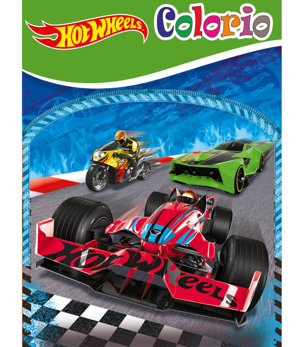 КНИЖКА ЗА ОЦВЕТЯВАНЕ HOT WHEELS COLORIO 32 СТР. 4 ВИДА Boek Specials Nederland bv