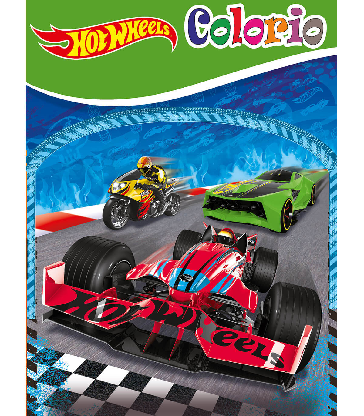 КНИЖКА ЗА ОЦВЕТЯВАНЕ HOT WHEELS COLORIO 32 СТР. 4 ВИДА Boek Specials Nederland bv