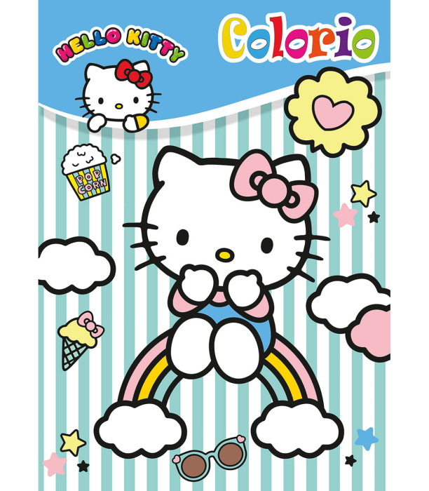 КНИЖКА ЗА ОЦВЕТЯВАНЕ HELLO KITTY COLORIO 32 СТР. 4 ВИДА Boek Specials Nederland bv
