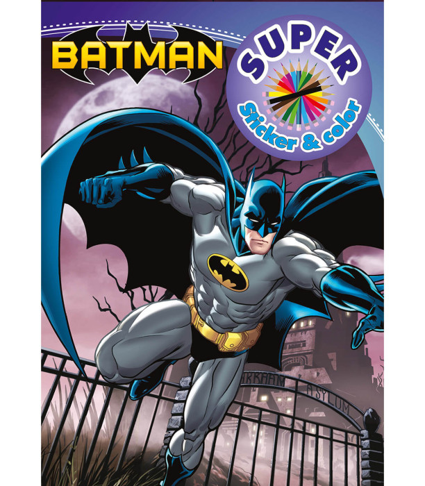 КНИЖКА ЗА ОЦВЕТЯВАНЕ + СТИКЕРИ WARNER BROS ГЕРОИ 32 СТР. 6 ВИДА Boek Specials Nederland bv