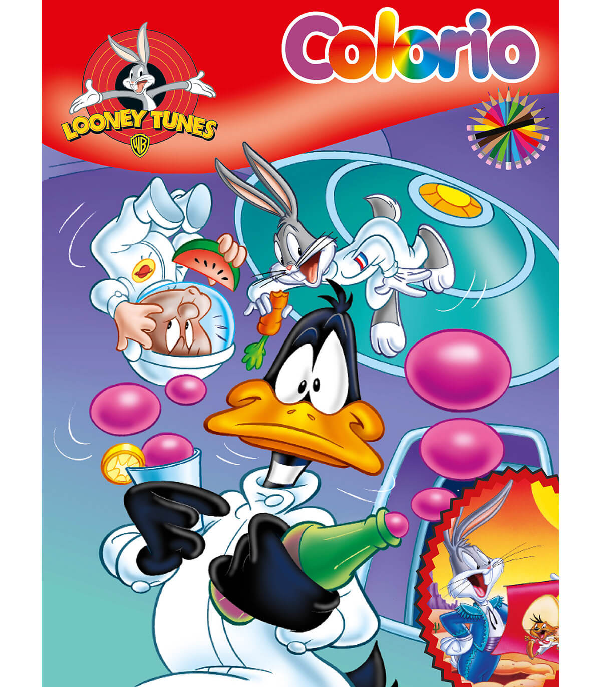 КНИЖКА ЗА ОЦВЕТЯВАНЕ COLORIO WARNER BROS ГЕРОИ 32 СТР. 6 ВИДА Boek Specials Nederland bv