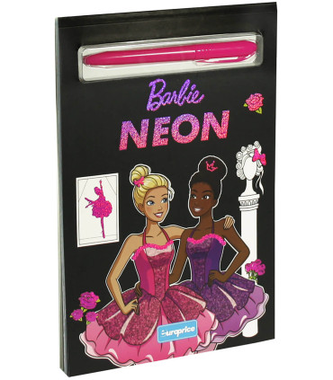 КНИЖКА ЗА ОЦВЕТЯВАНЕ BARBIIE NEON 64 СТР. С МАРКЕР Europrice