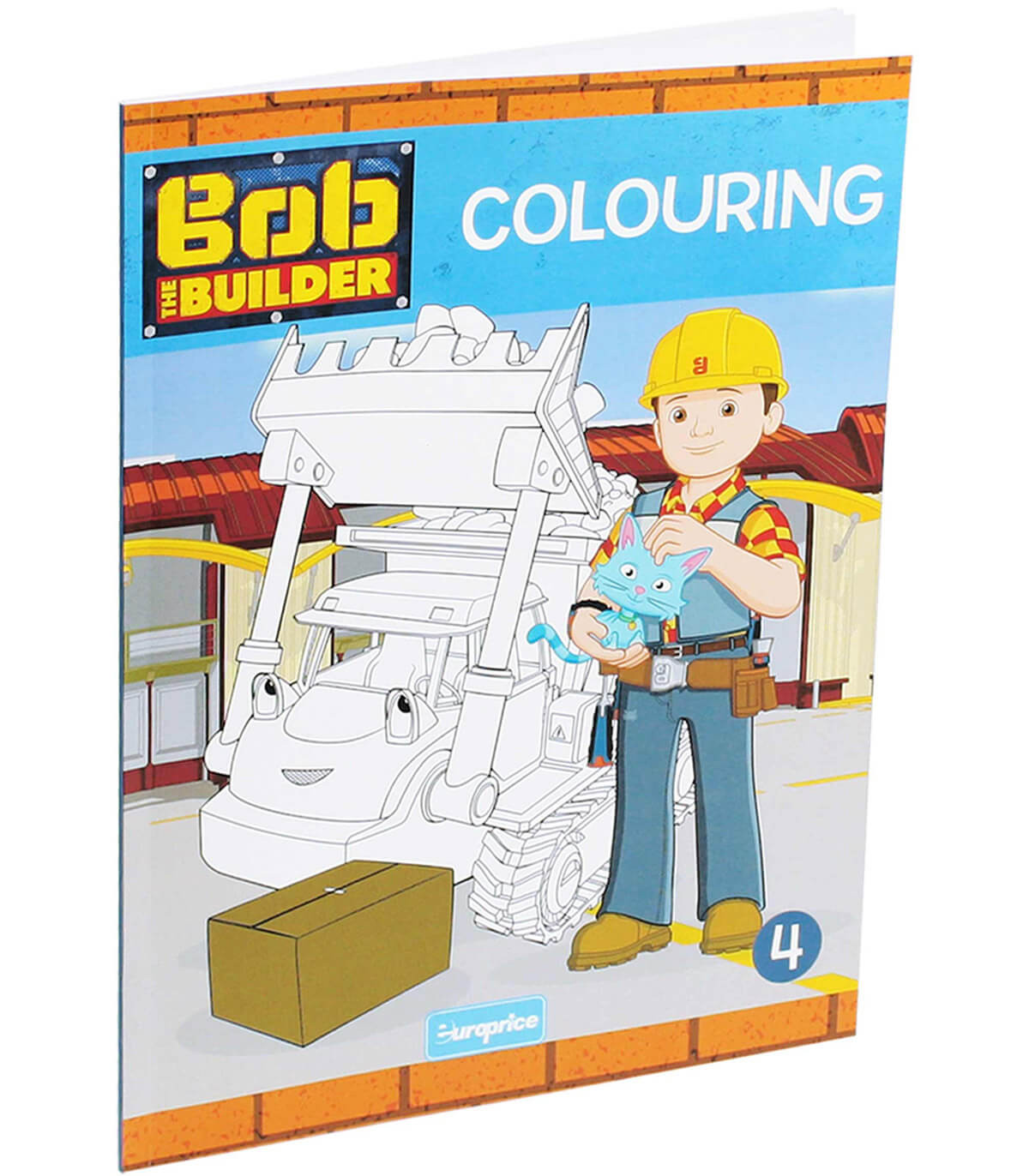 КНИЖКА ЗА ОЦВЕТЯВАНЕ BOB THE BUILDER COLORING 32 СТР. 4 ВИДА Europrice