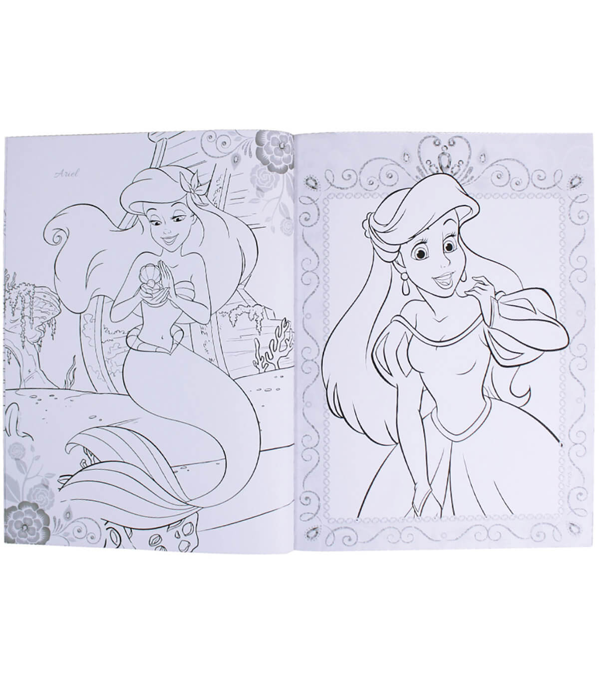 КНИЖКА ЗА ОЦВЕТЯВАНЕ DISNEY PRINCESS 24 СТР. + 1000 ДИАМАНТЕНИ КАМЪЧЕТА 4 ВИДА Europrice
