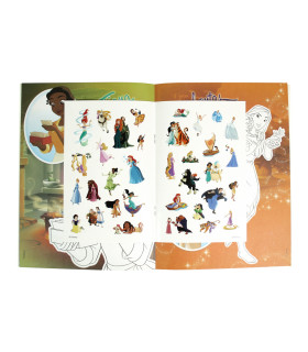 КНИЖКА ЗА ОЦВЕТЯВАНЕ DISNEY PRINCESS 16 СТР. + СТИКЕРИ 3 ВИДА Europrice